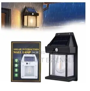Solar Interaction Wall Lamp With Motion Sensor