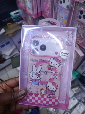 Kilas Hello Kitty Cartoon Glitter Magsafe iPhone 17 Pro Max Case -Pink