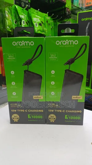 Oraimo Powerflow L1 10000mah Slim Power Bank