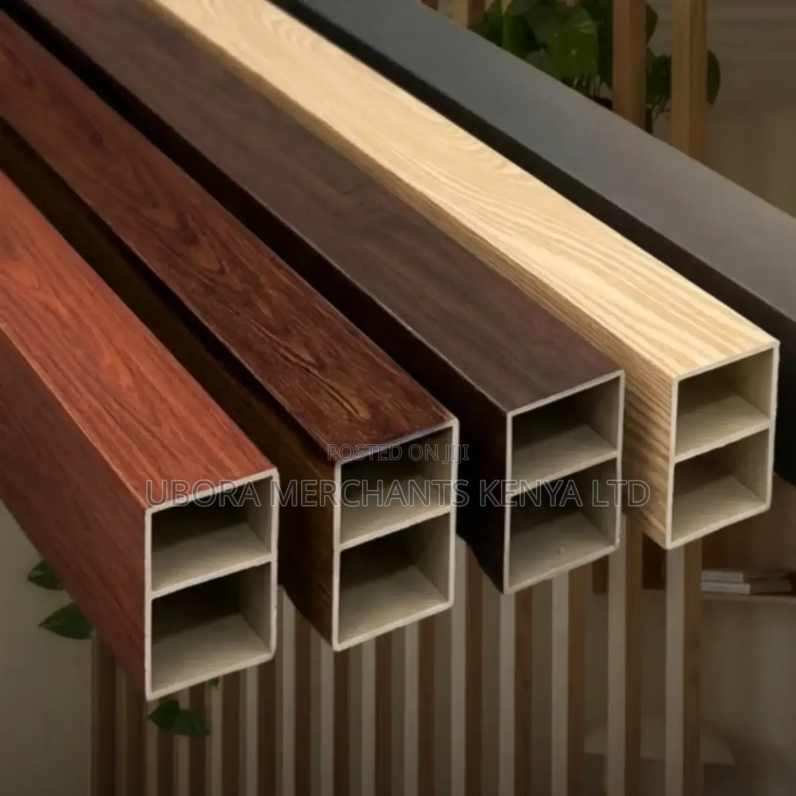 WPC/PVC Baffle Cladding Tubes