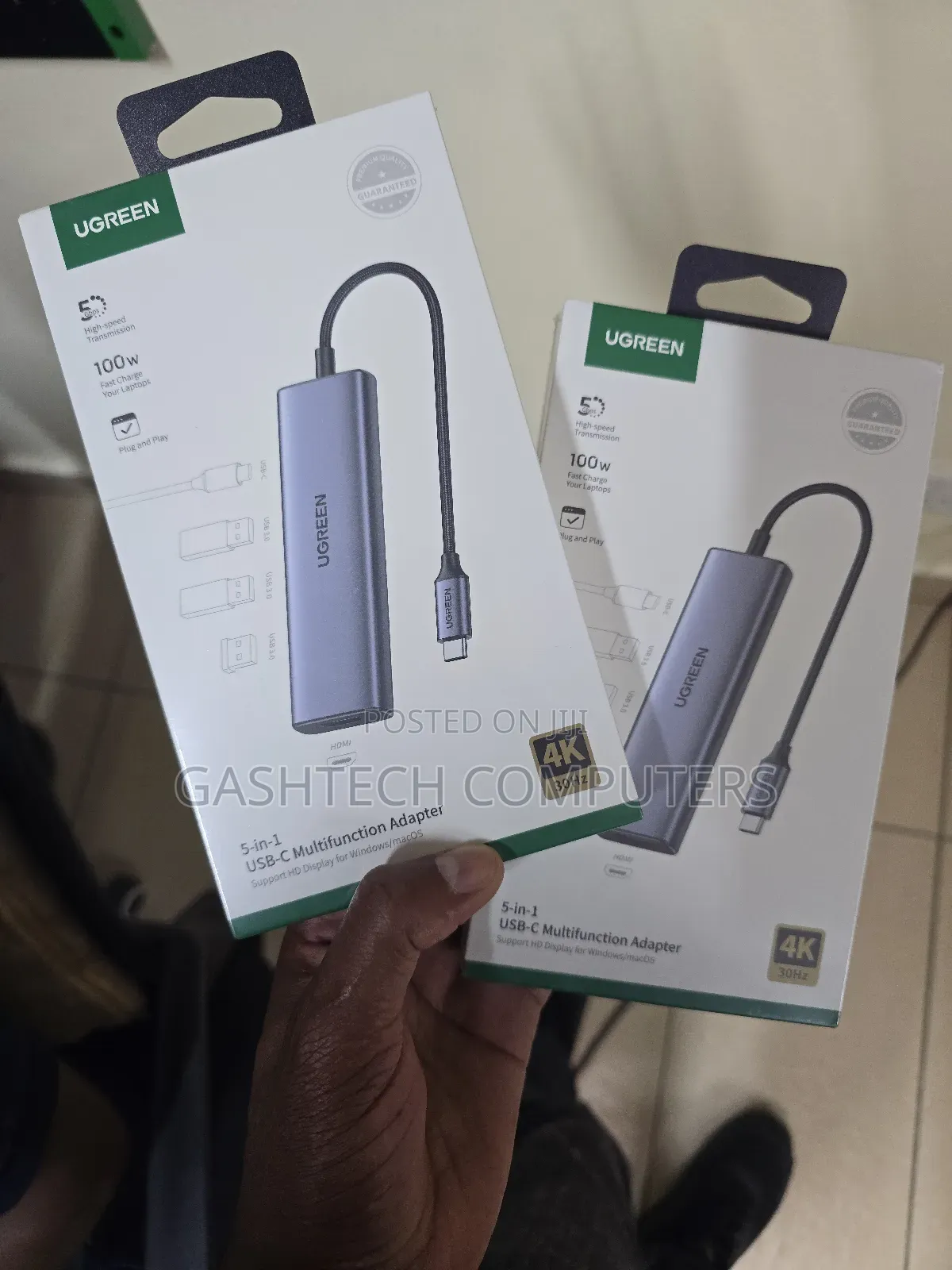- Cm418-Usb-C Multifunction Adapter 5 in 1 -Ugreen