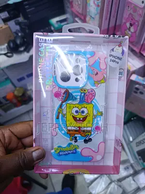 Lisel Spongebob Cartoon Transparent Magsafe Case for iPhone 14 Pro