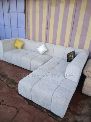  Luxury Bubble L-Shape 6-Seater Sofa – Modern, Cozy