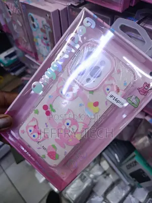Linabelle iPhone 16 Pro Magsafe Glitter Clear Case -Pink