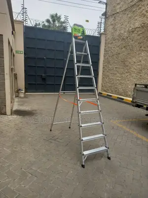 Normal Type Aluminium 9 Steps Household Ladder