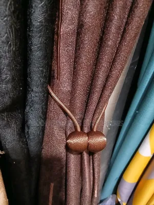 Chocolate Brown Magnetic Curtain Holders