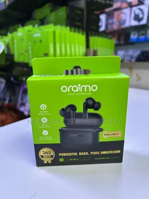 Oraimo Spacebuds Lite Otw-324 Wireless Earbuds | 40h Battery,Deep Bass