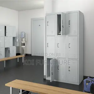 Office Cabinet; 9 Lockers Steel Creative Office Needs Storage Cabinet