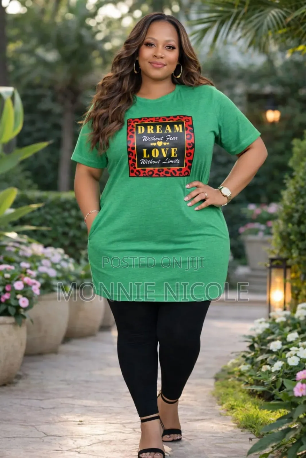 Tshirt Dress Top and Tight