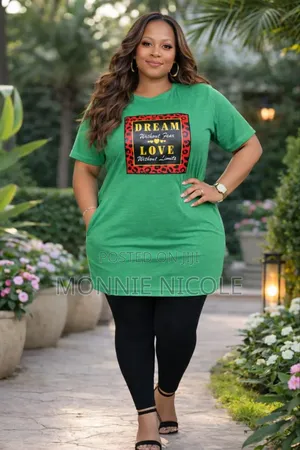 Tshirt Dress Top and Tight