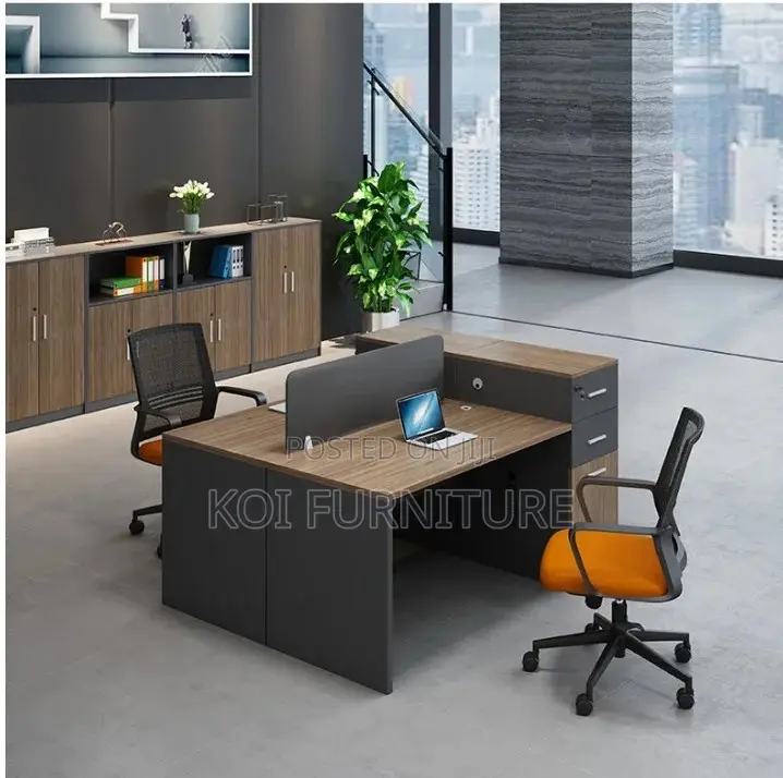 Office Workstations; Two Sided Open Office Workstation