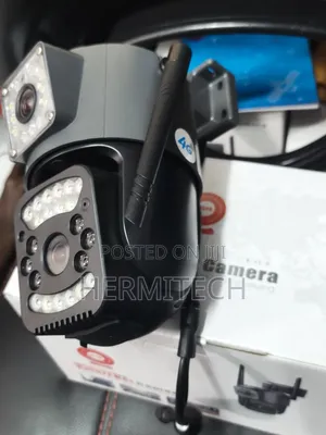 Dual Lens 4g Electric Two-Way Talk CCTV Ethernet Cable Camera