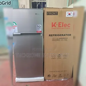 Klec 128 Litres Double Door Refrigerator With Top Freezer Compartment,