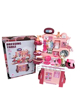 42 PCS Dressing Table for Girls, Kids Dressing Mirror