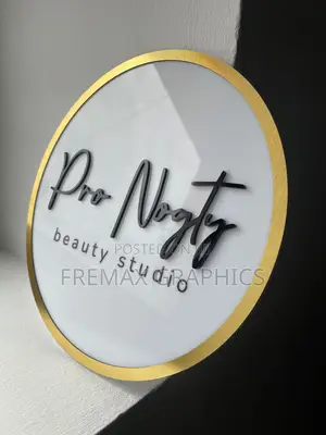 Professional Acrylic Sign Boards With Modern Finish