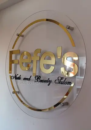 High-End Acrylic Signage for Business Identity