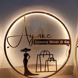 Durable Acrylic Signage With Professional Finish