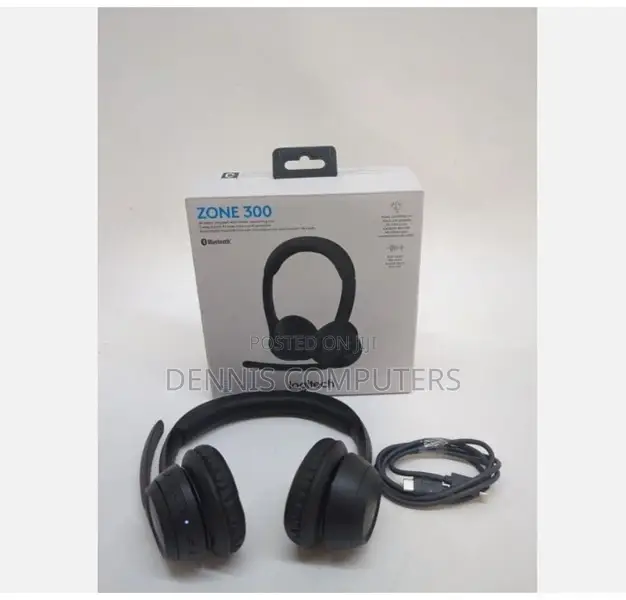 Logitech Zone 300 Wireless Black Headset