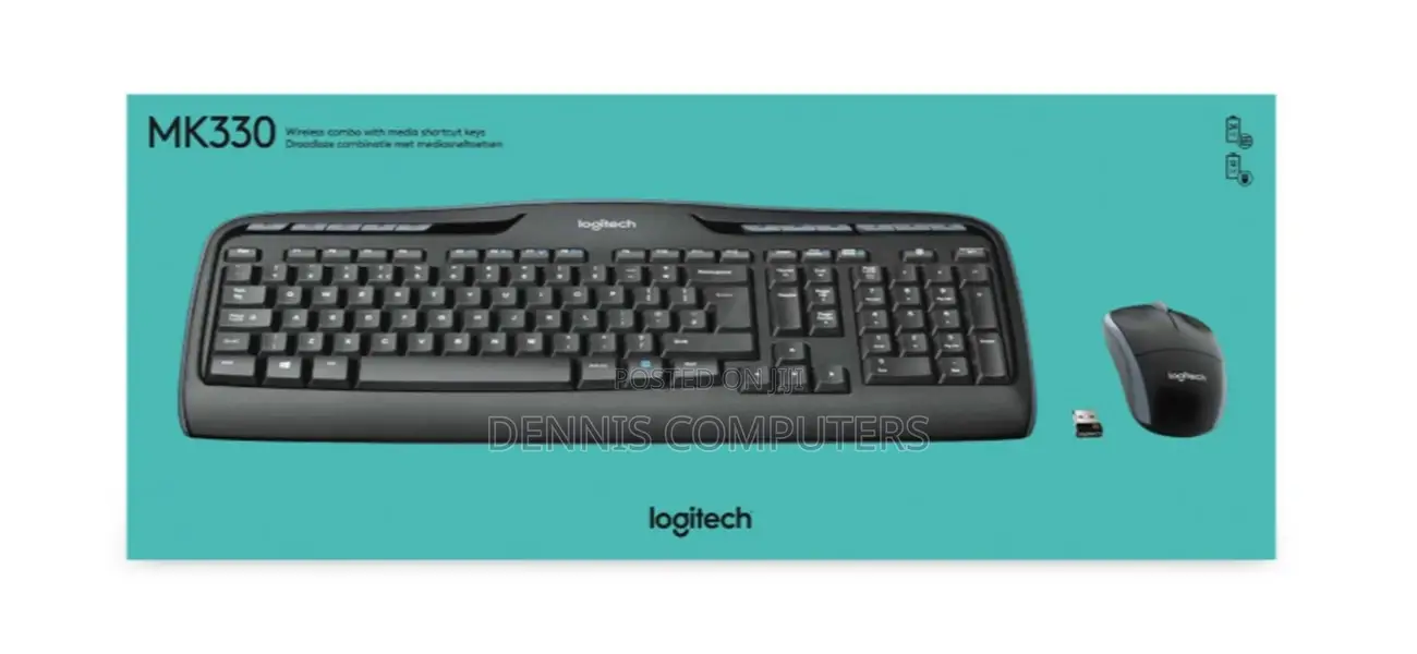 Logitech Mk330 Wireless Keyboard And Mouse Combo - 920-003989