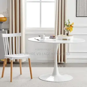 Dining Table ; White Marble Top Dining /Outdoor Table
