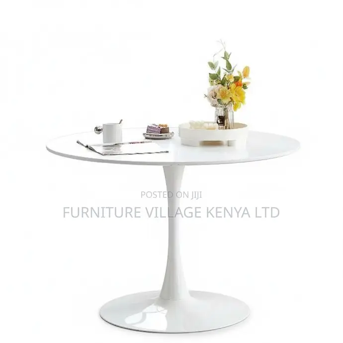 Dining Table ; White Marble Top Dining /Outdoor Table