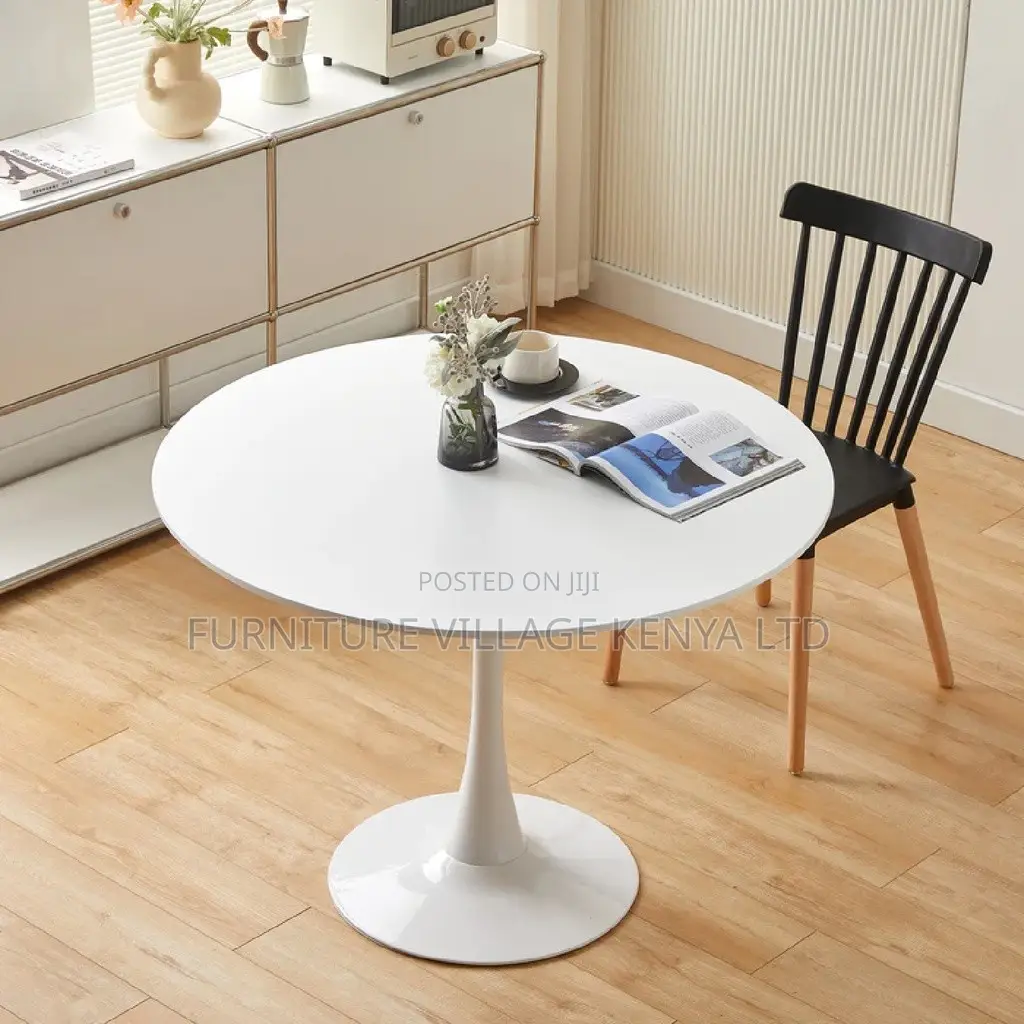 Dining Table ; White Marble Top Dining /Outdoor Table