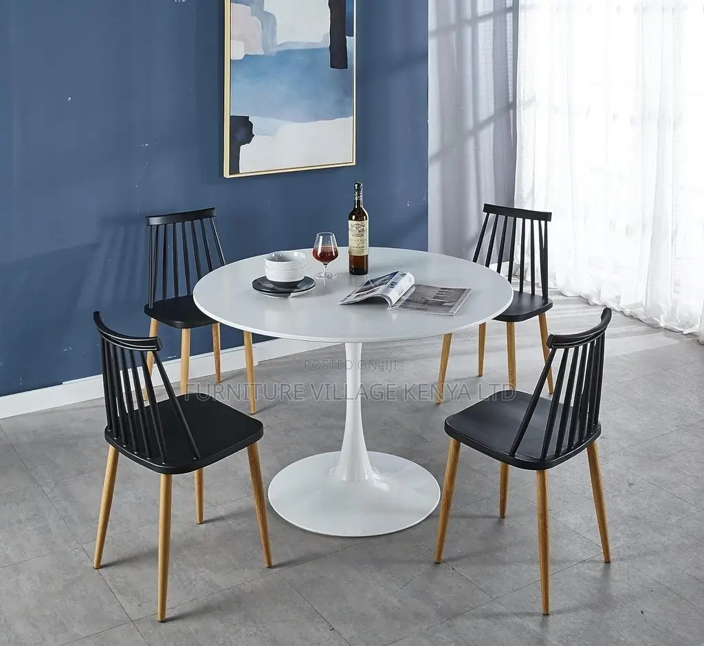 Dining Table ; White Marble Top Dining /Outdoor Table