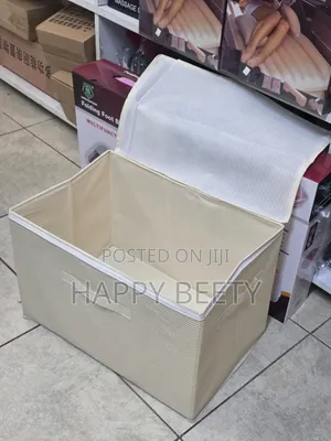 *Large Capacity Collapsible Zipper Storage Box*
