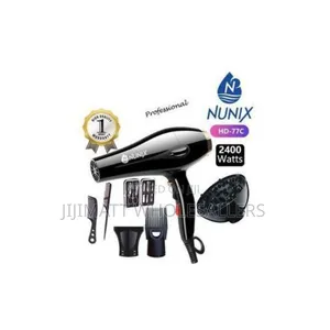 Nunix Hd-77c Commercial Hair Dryer With Accessories