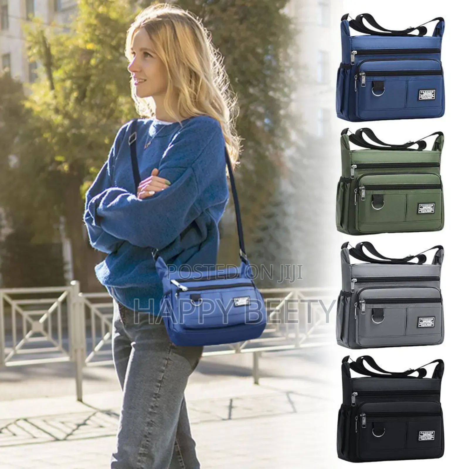 *Large Capacity Multilayer Shoulder Crossbody