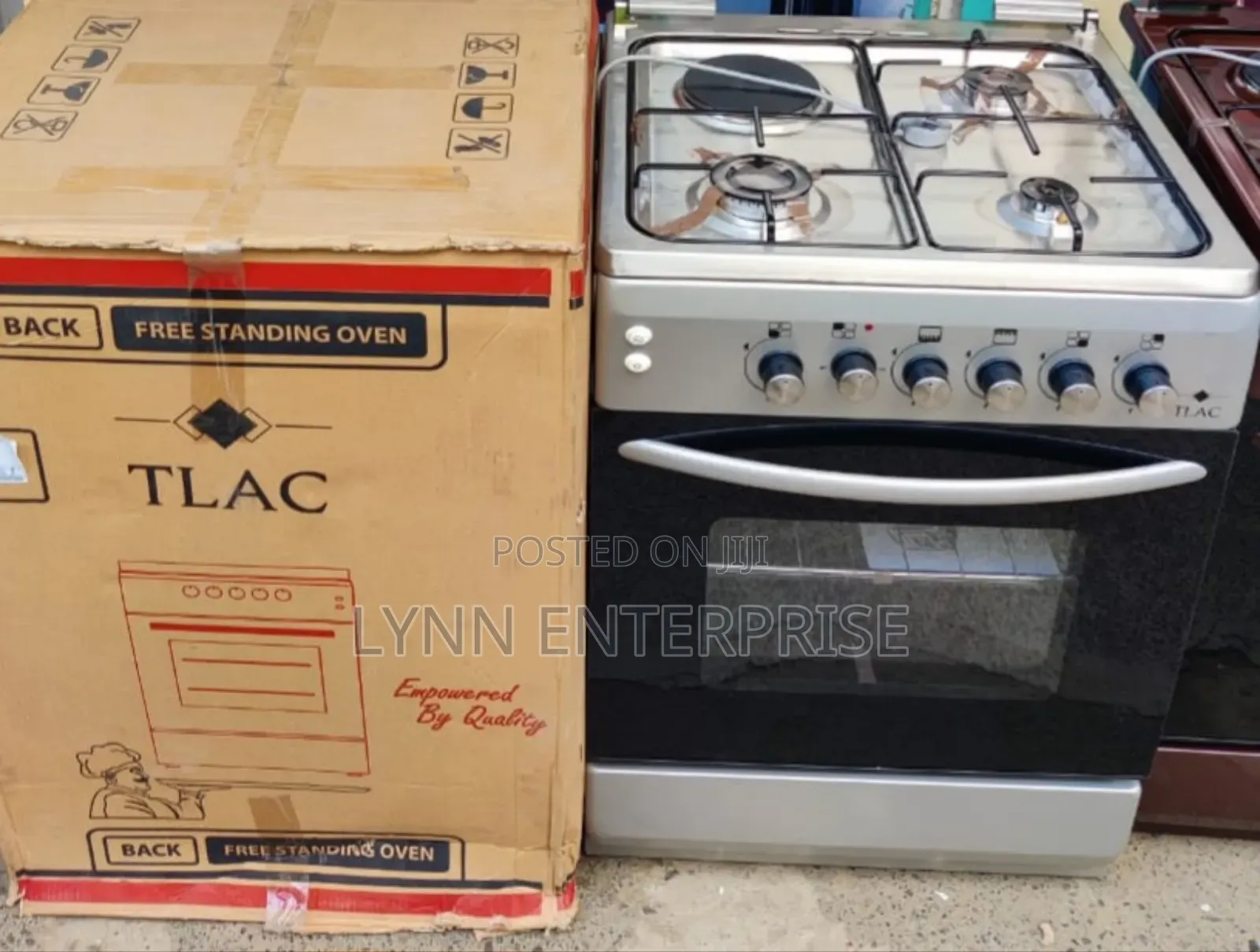 *Tlac Standing Cooker 60x60cm, 3g+1e,