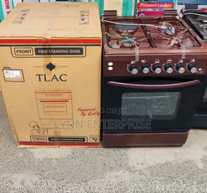 *Tlac Standing Cooker 60x60cm, 3g+1e, With Flame Failure Safety