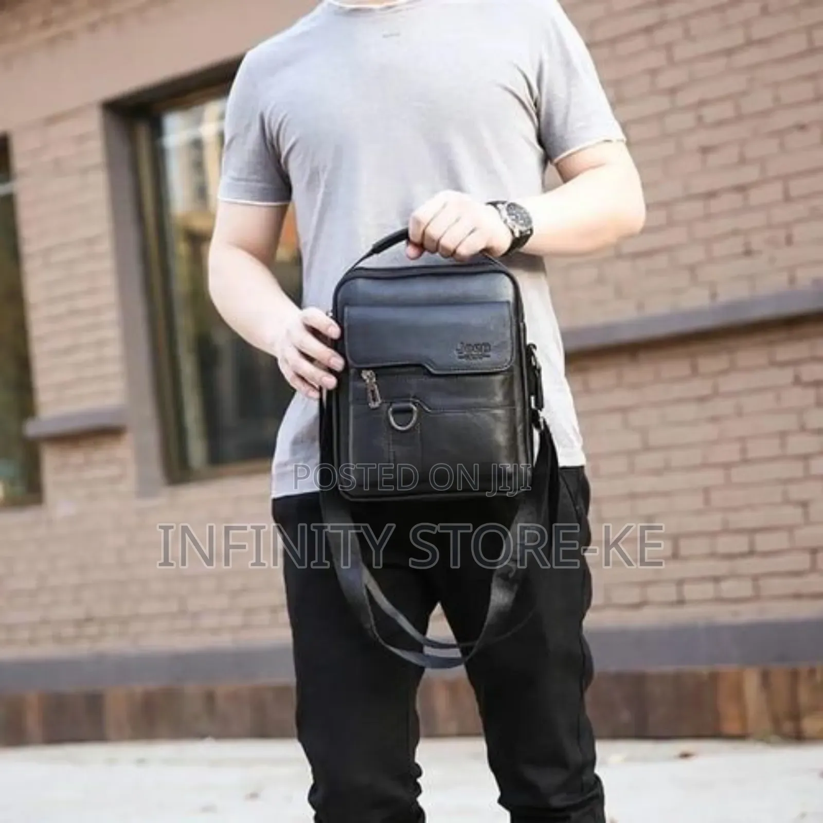 Black Jeep Shoulder Bag