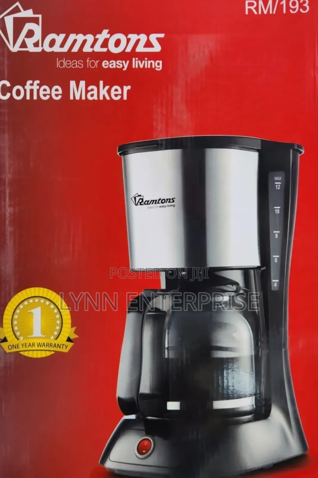 *Ramtons Coffee Maker Rm193