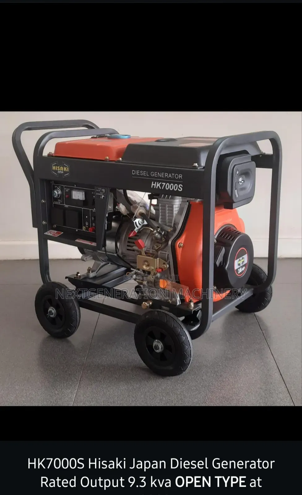 Hisaki Diesel Generator 7.5hp