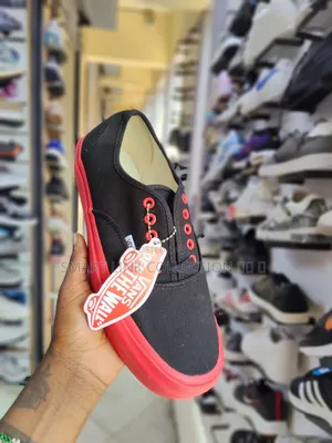 New Red Sole Vans