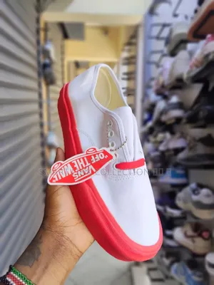 New Red Sole Vans