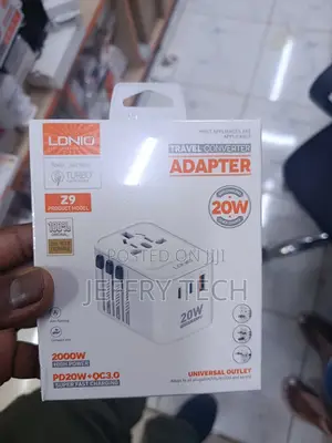 Ldnio Z8 45w Universal Gan Outlets Power Strip Travel Adapter - 3 Usb