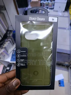 Google Pixel 9a Full Coverage Shockproof Tpu Phone Case - Black