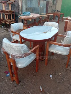 Super Clear 4 Seater Dining Set