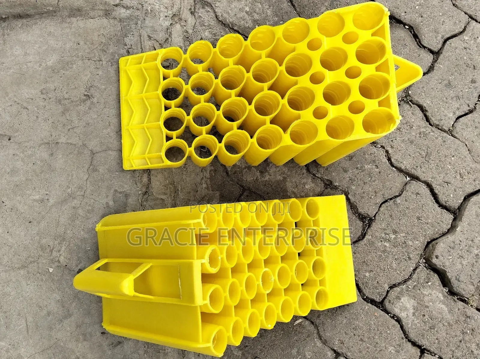 Yellow Plastic Wheel Chocks