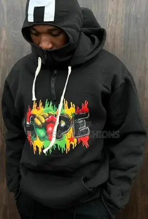 Men Full Zip Hoodie (High Quality Cotton) 3d