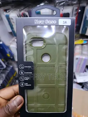 Green Rugged Shield Case Designed for the Google Pixel 3a
