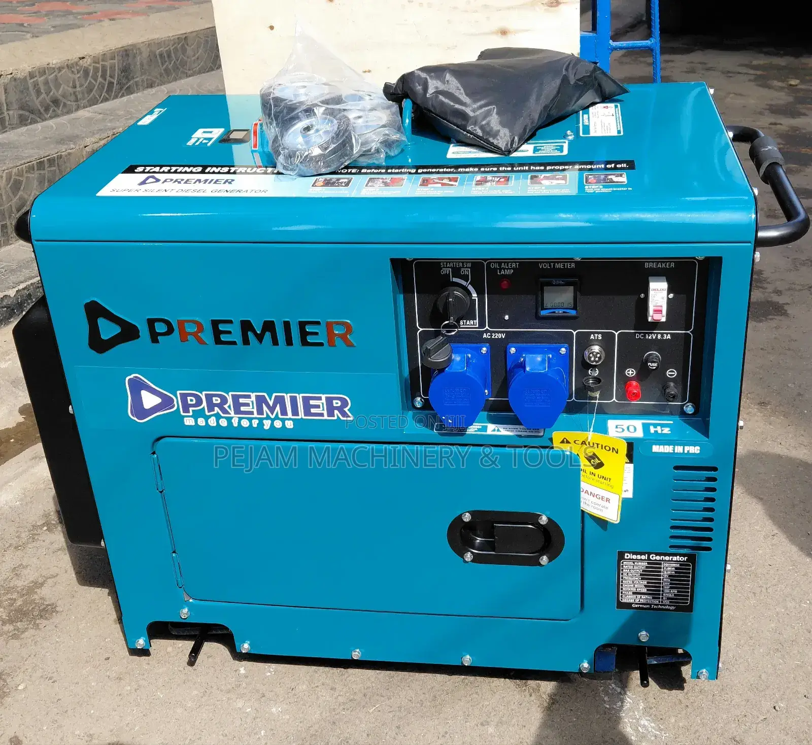 Premier Dg11000se 12kva Single Phase Silent Diesel Generator