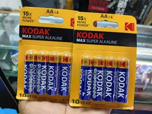 4-Pack of Kodak Max Super Alkaline Aa Batteries.
