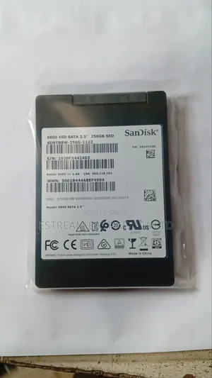 Sandisk 256gb 2.5" SSD Sata X600 Drive