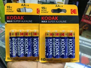 Kodak Max Super Alkaline Double Aa Battery (Pack of 4)