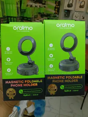 The Oraimo Hydra 6 (Model Ocm-31) Magnetic Foldable Phone Holder.