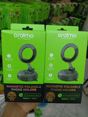 Oraimo Hydra 6 Magnetic Foldable Phone Holder 720-Degree Rotating.