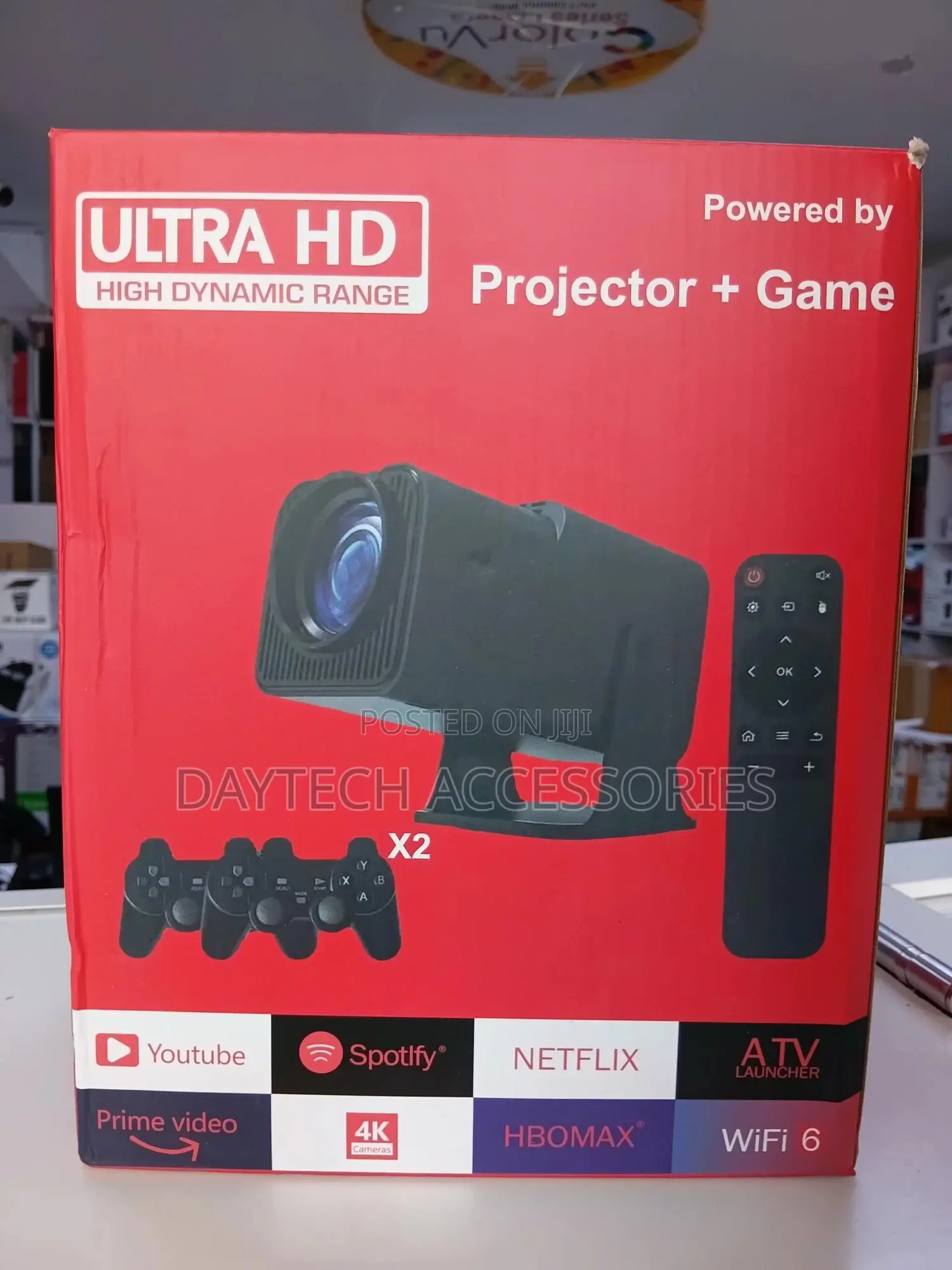 Hy320 Android Wifi Projector With Built-in Gaming Console